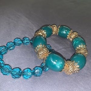 Turquoise/Gold Bracelet